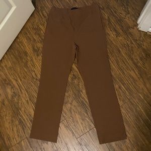 Ann Taylor Cognac Camel Color Elastic Pants
